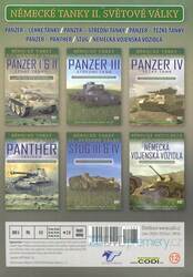 Německé tanky 2. světové války - 6 DVD (papírový obal)