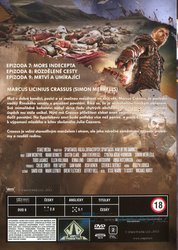 Spartakus: Válka zatracených (4 DVD) - seriál