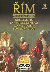 Řím 10-13 (Konstantin, Barbarský generál, Manipulátor, Poslední císař) (4 DVD)
