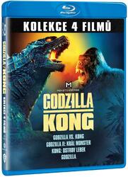 Godzilla + Kong kolekce (4 BLU-RAY)