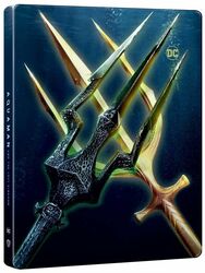 Aquaman a ztracené království (BLU-RAY + DVD) - STEELBOOK (motiv Tridents)