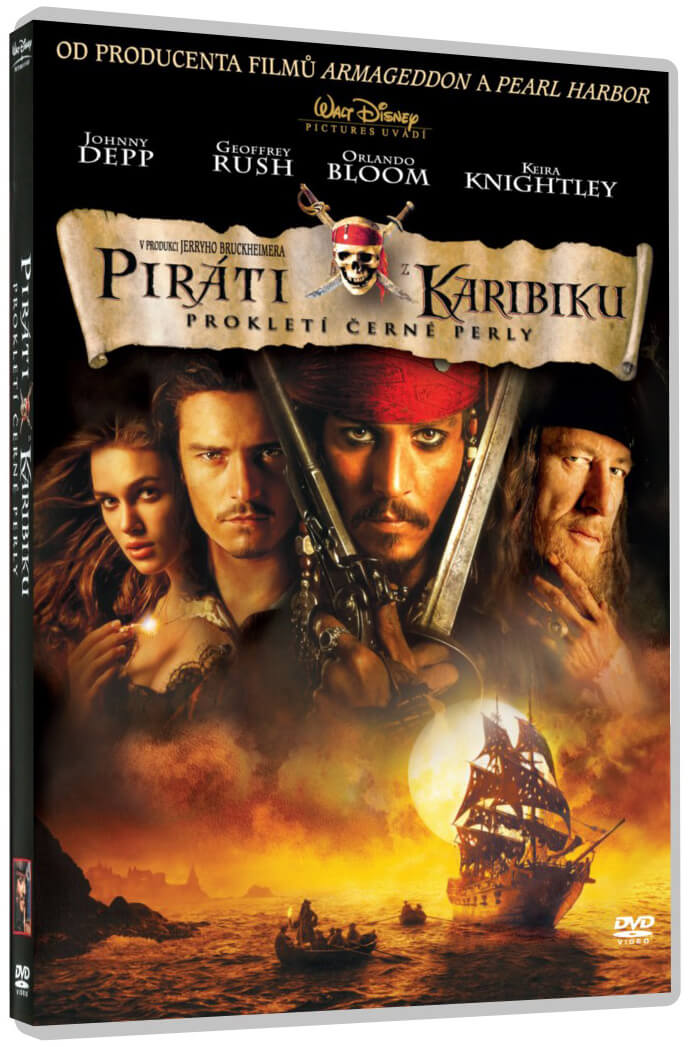 Levně Piráti z Karibiku: Prokletí Černé perly (DVD)