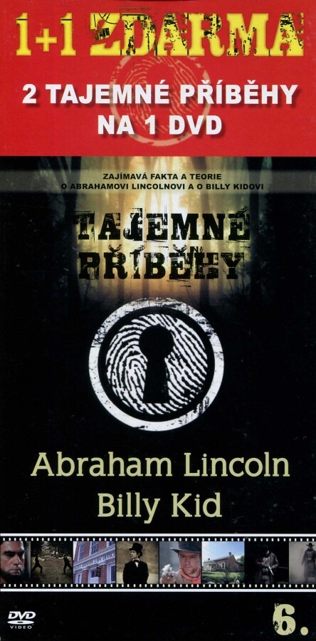 Levně Tajemné příběhy (6. díl) - Abraham Lincoln, Billy Kid (DVD) (papírový obal)