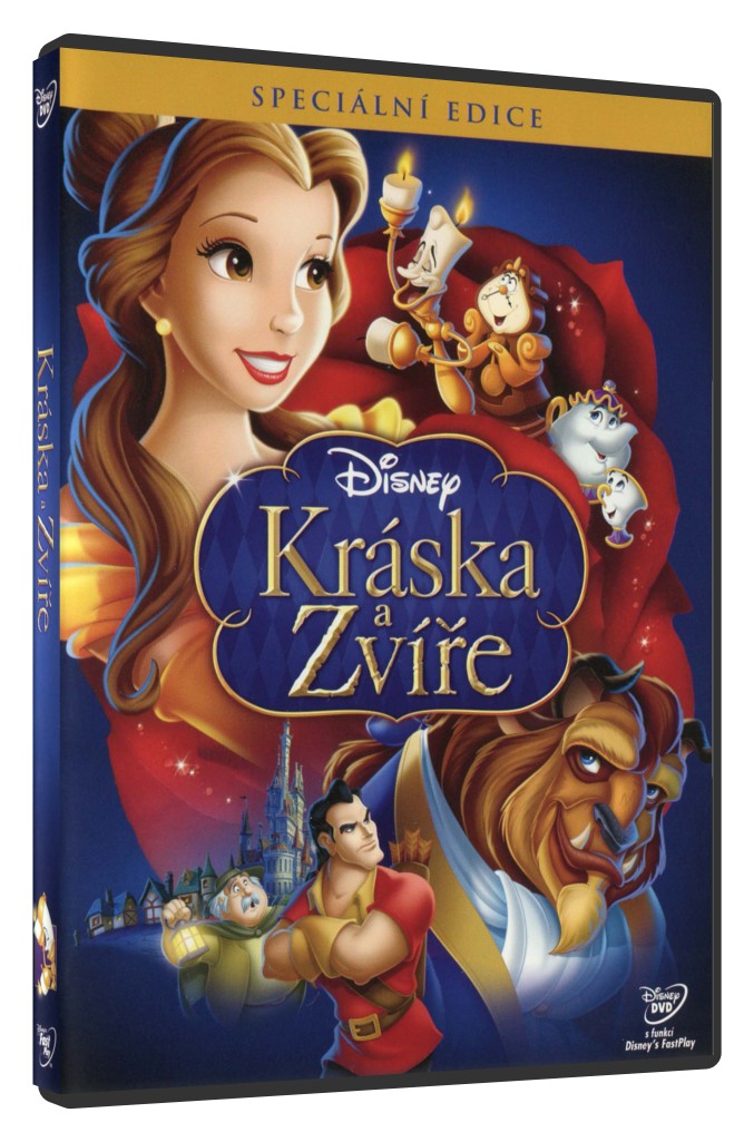 Levně Kráska a zvíře (1991) (DVD) - animovaný
