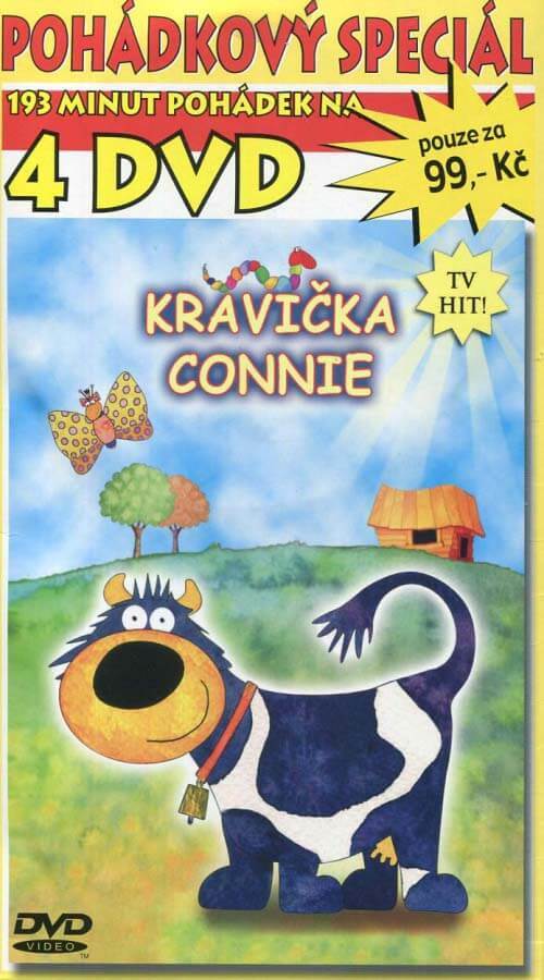 Levně Kravička Connie kolekce 1-4 (4 DVD) (papírový obal)