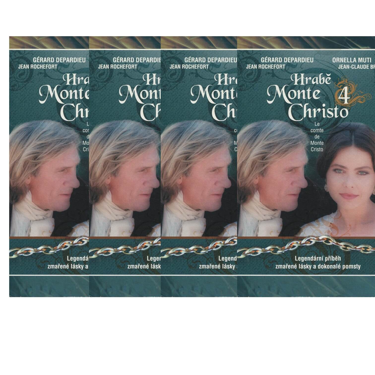 Levně Hrabě Monte Christo - seriál (4 DVD) (papírový obal)