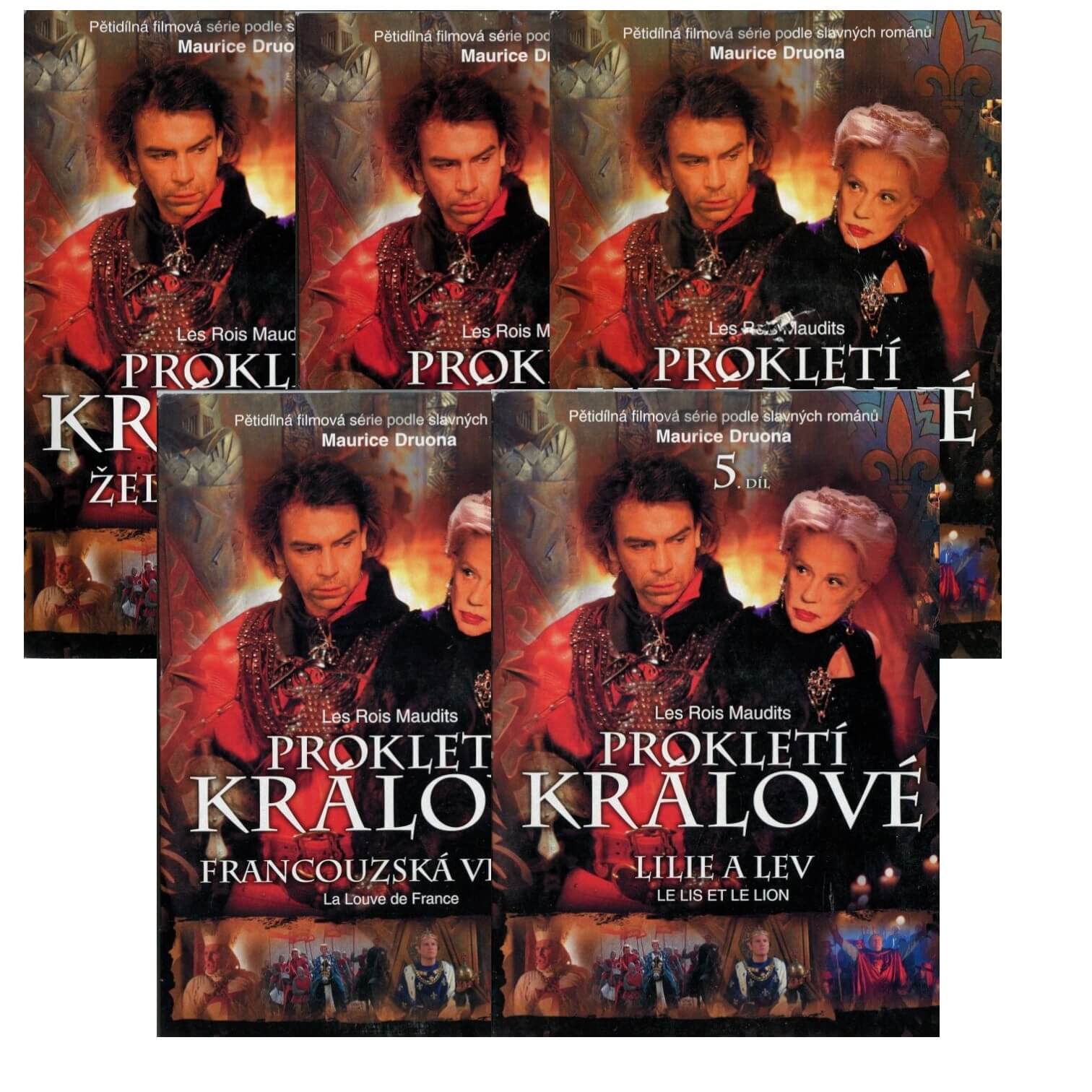 Levně Prokletí králové - kolekce (5 DVD) (papírový obal)