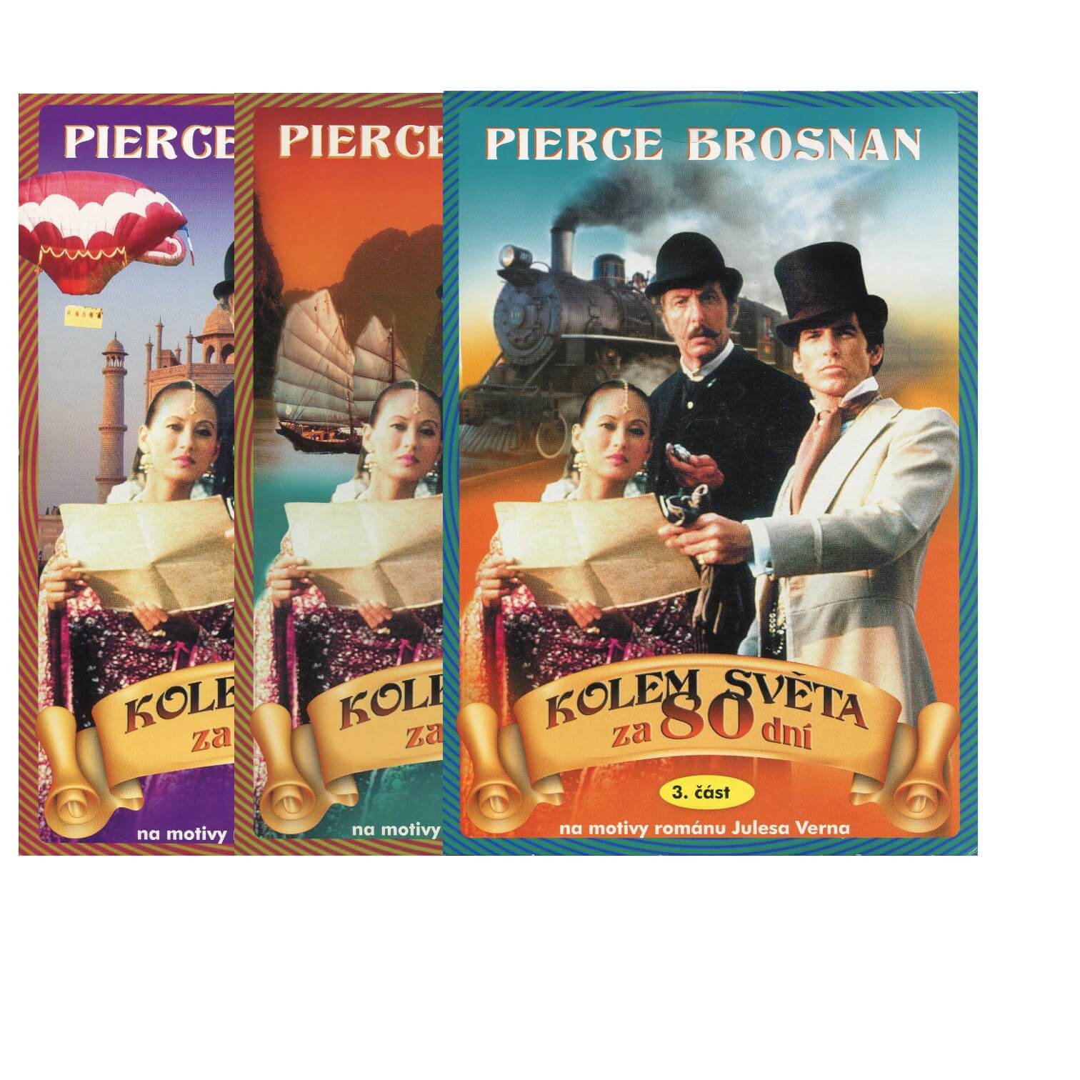 Levně Kolem světa za 80 dní - seriál (3 DVD) (papírový obal)