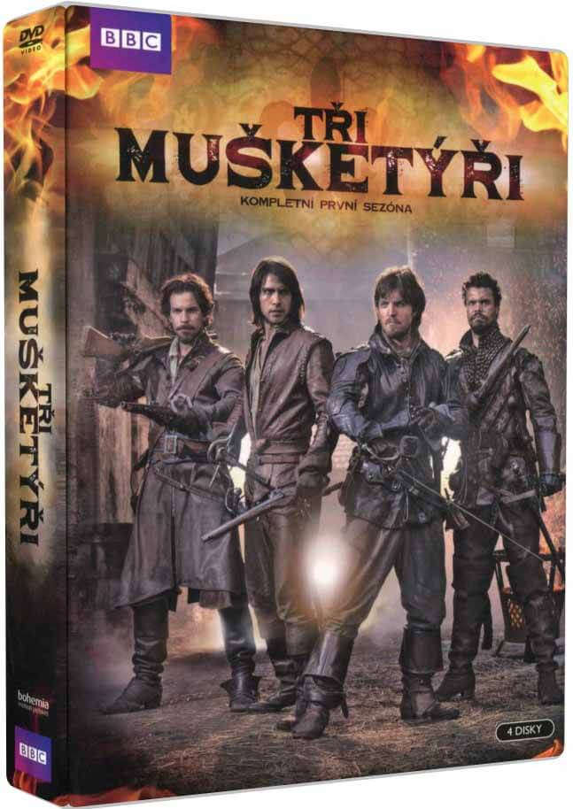 Levně Tři mušketýři - kompletní 1. sezóna (4 DVD) - seriál