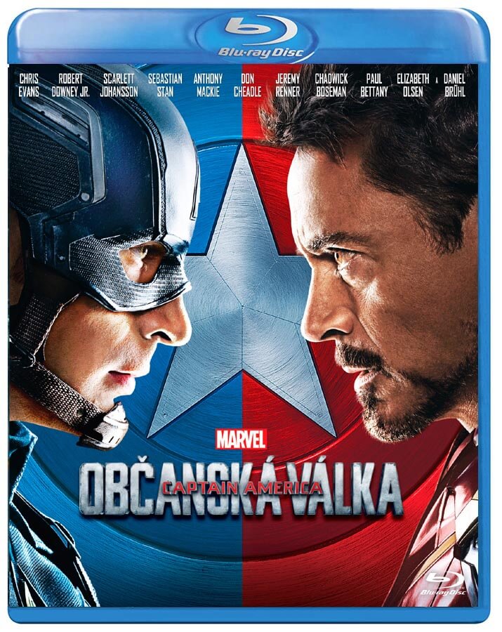 Levně Captain America: Občanská válka (BLU-RAY)