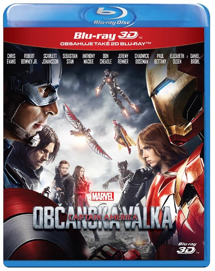 Levně Captain America: Občanská válka (2D+3D) (2 BLU-RAY)