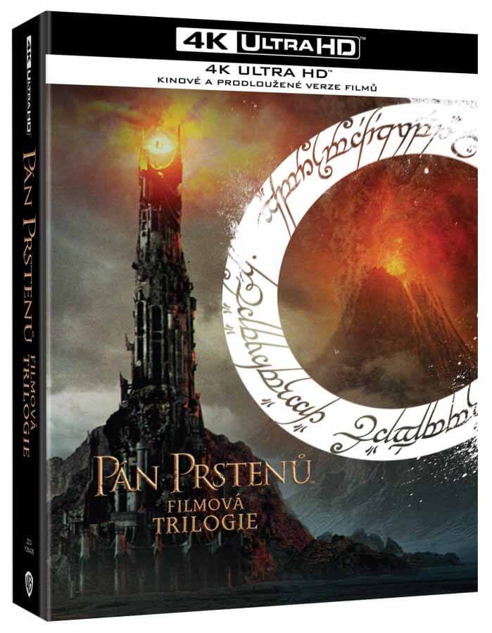 Levně Pán prstenů filmová trilogie kolekce (4K ULTRA HD BLU-RAY) (9 disků UHD) - 2 verze filmu