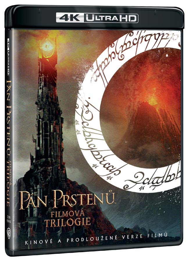 Levně Pán prstenů filmová trilogie kolekce (4K ULTRA HD BLU-RAY) (9 disků UHD) - 2 verze filmu