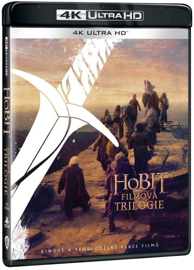 Levně Hobit filmová trilogie kolekce (4K ULTRA HD BLU-RAY) (6 disků UHD) - 2 verze filmu