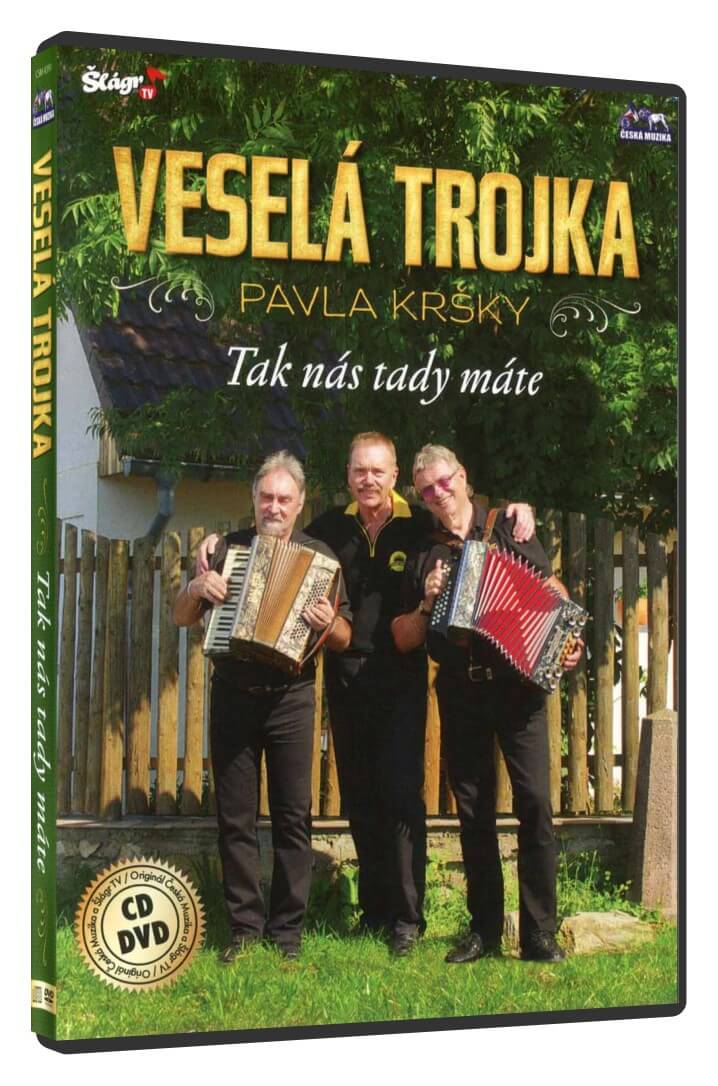Levně Veselá trojka Pavla Kršky - Tak nás tady máte (CD + DVD)