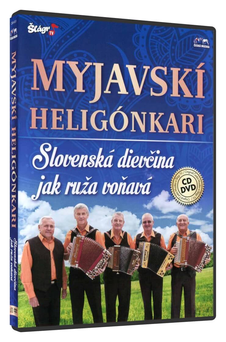Levně Myjavskí heligónkari - Slovesnká dievčina jak ruža voňavá (CD + DVD)