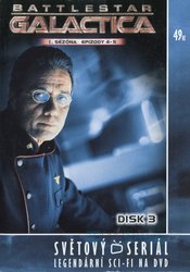 Battlestar Galactica KOMPLET 1.+2.+3. sezóna 26xDVD (papírový obal)