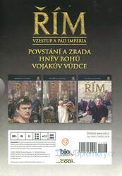 Řím 7-9 (Povstání a zrada, Hněv bohů, Vojákův vůdce) (3 DVD)