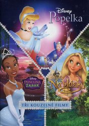 DISNEY princezny: Princezna a žabák + Na vlásku + Popelka DE - 3xDVD