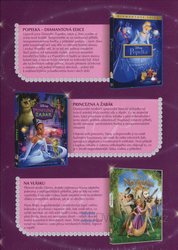 DISNEY princezny: Princezna a žabák + Na vlásku + Popelka DE - 3xDVD