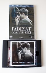 Padesát odstínů šedi (DVD) + CD soundtrack (limitovaná edice)