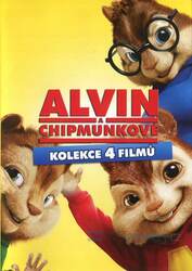 Alvin a Chipmunkové 1-4 - kolekce (4 DVD)