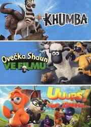 Animáky kolekce 2: Ovečka Shaun / Khumba / Uuups! Noe zdrhnul (3 DVD)