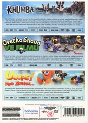 Animáky kolekce 2: Ovečka Shaun / Khumba / Uuups! Noe zdrhnul (3 DVD)