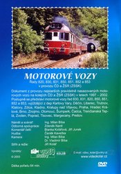 Historie železnic: MOTOROVÉ VOZY (DVD)