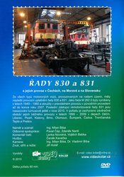 Historie železnic: LOKOMOTIVY ŘAD 830 a 831 (DVD)