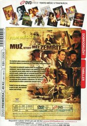 Muž který měl zemřít (DVD) (papírový obal)