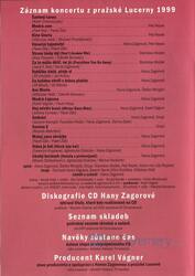 Hana Zagorová - Hej, mistře basů (DVD)