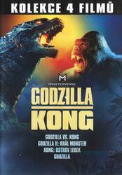 Godzilla + Kong kolekce (4 DVD)