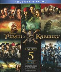 Piráti z Karibiku KOMPLET 1-5 (5 BLU-RAY)