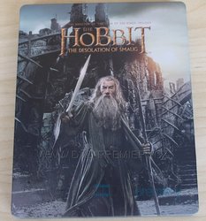 Hobit: Šmakova dračí poušť (2 BLU-RAY) - STEELBOOK 