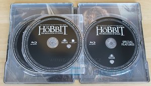 Hobit: Šmakova dračí poušť (3D + 2D) (4 BLU-RAY) - STEELBOOK 