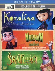 Kolekce 3 filmů společnosti Laika (2D+3D) (3 BLU-RAY)