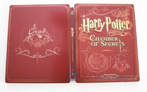 Harry Potter a tajemná komnata (BLU-RAY+DVD BONUS) - STEELBOOK