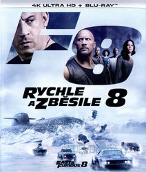 Rychle a zběsile 8 (4K ULTRA HD+BLU-RAY) (2 BLU-RAY)