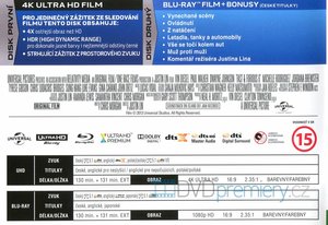 Rychle a zběsile 6 (4K ULTRA HD+BLU-RAY) (2 BLU-RAY) - 2 verze filmu