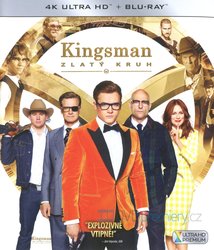 Kingsman 2: Zlatý kruh (4K ULTRA HD+BLU-RAY) (2 BLU-RAY)