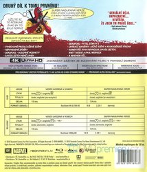 Deadpool 2 (4K ULTRA HD+BLU-RAY) (4 BLU-RAY) - 2 verze filmu