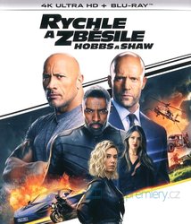 Rychle a zběsile: Hobbs a Shaw (4K ULTRA HD + BLU-RAY) (2 BLU-RAY)