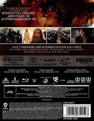 Hobit filmová trilogie kolekce (4K ULTRA HD BLU-RAY) (6 disků UHD) - 2 verze filmu - DOVOZ