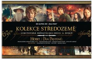 Kolekce Středozemě: Pán prstenů / Hobit (4K ULTRA HD + BLU-RAY) 31 disků - 2 verze filmu