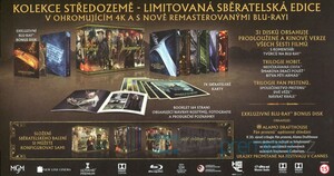 Kolekce Středozemě: Pán prstenů / Hobit (4K ULTRA HD + BLU-RAY) 31 disků - 2 verze filmu