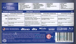Captain America kolekce (4 BLU-RAY)