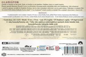 Gladiátor kolekce 1-2 (4K ULTRA HD BLU-RAY) 2 disky