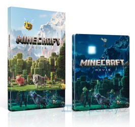 Minecraft film (4K UHD + BLU-RAY) 2 disky - STEELBOOK - motiv Night Scene