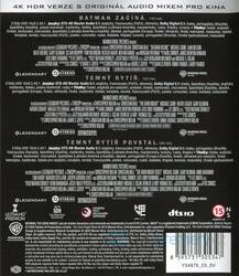 Temný rytíř trilogie (4K ULTRA HD BLU-RAY) 3 disky